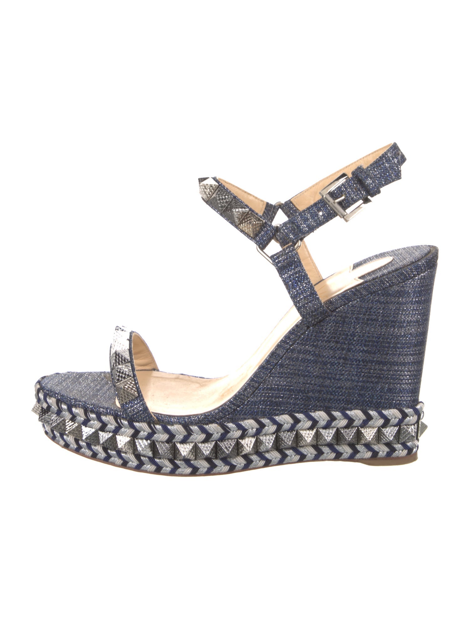 Christian Louboutin Rockstud Spike Studded Accents Espadrilles