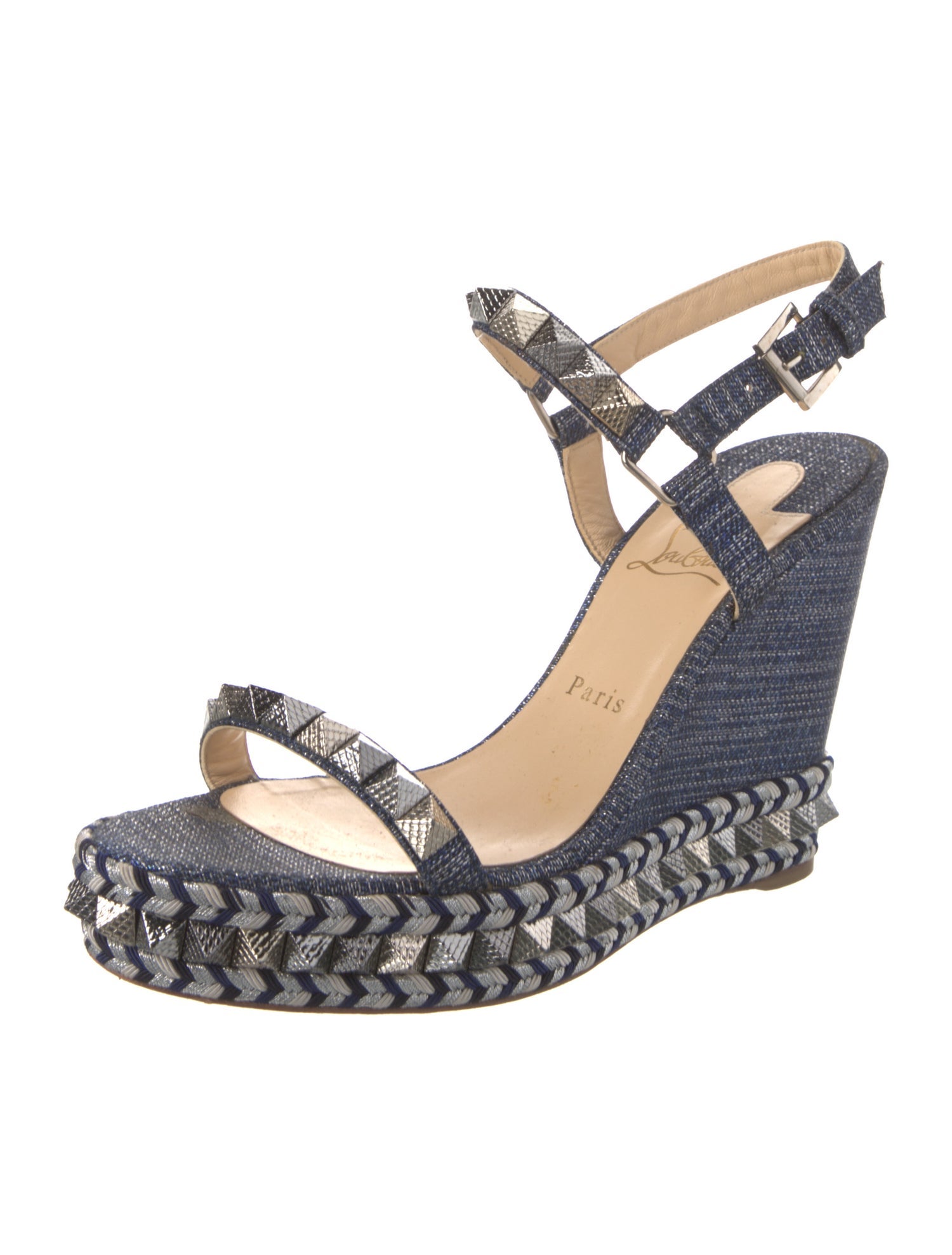 Christian Louboutin Rockstud Spike Studded Accents Espadrilles