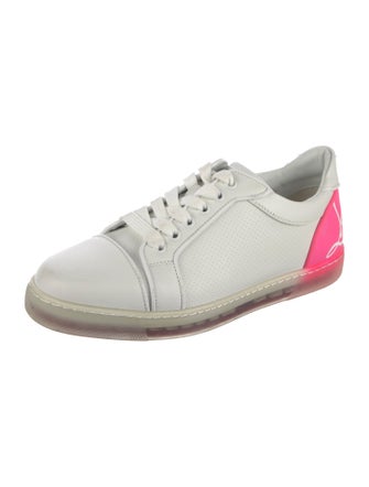 Christian Louboutin Leather Printed Sneakers