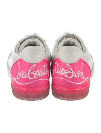 Christian Louboutin Leather Printed Sneakers