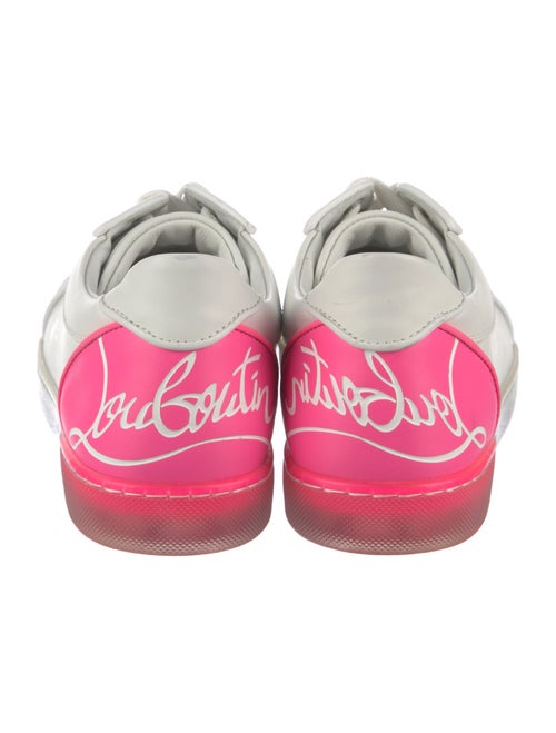Christian Louboutin Leather Printed Sneakers