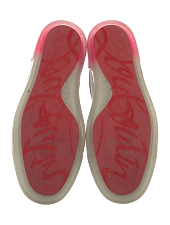 Christian Louboutin Leather Printed Sneakers