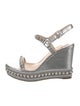 Christian Louboutin Rockstud Spike Leather Espadrilles