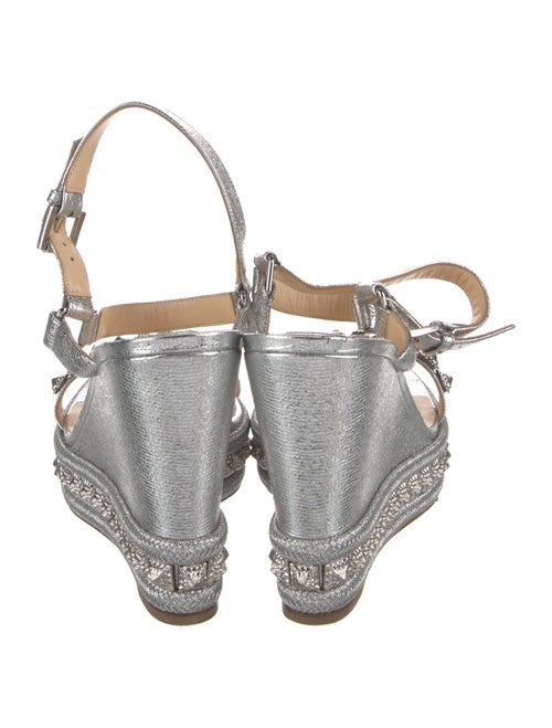 Christian Louboutin Rockstud Spike Leather Espadrilles