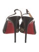Christian Louboutin Mesh Mesh Accents Slingback Pumps