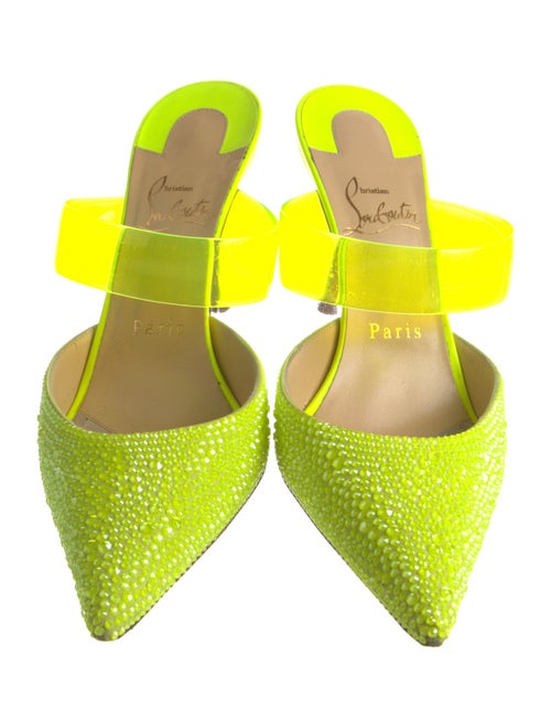 Christian Louboutin Crystal Mules
