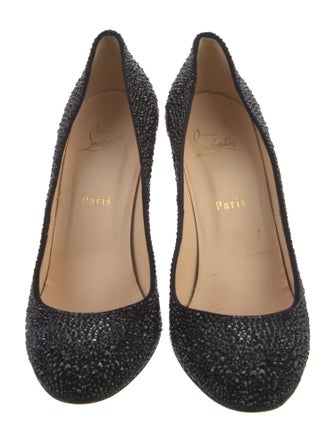 Christian Louboutin Glitter Glitter Accents Pumps