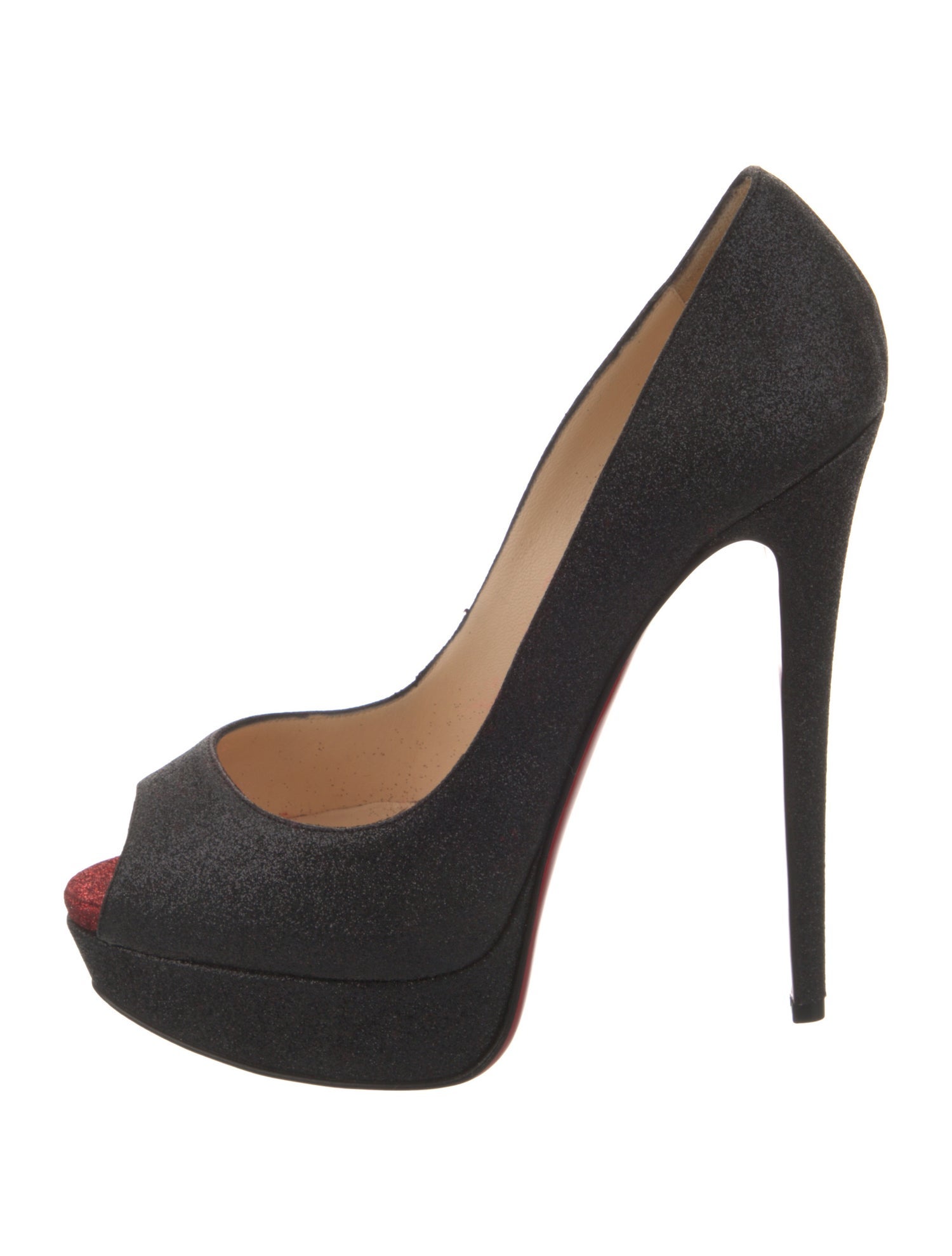 Christian Louboutin Glitter Glitter Accents Pumps