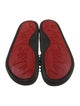 Christian Louboutin Leather Studded Accents Slides