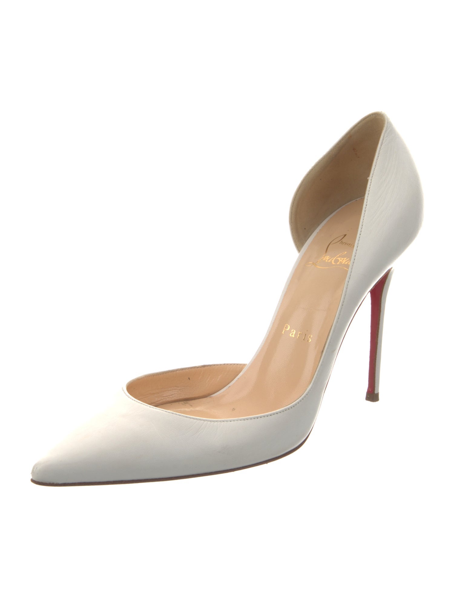 Christian Louboutin Leather D'Orsay Pumps