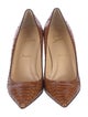 Christian Louboutin Python Pumps