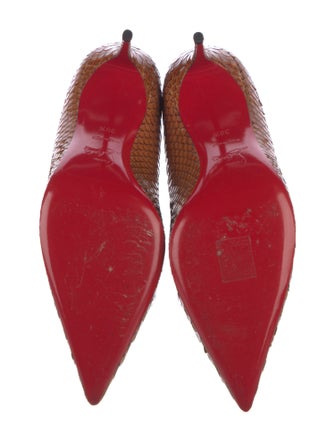 Christian Louboutin Python Pumps