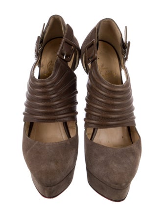 Christian Louboutin Suede Pumps