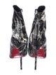 Christian Louboutin Patent Leather Printed Pumps