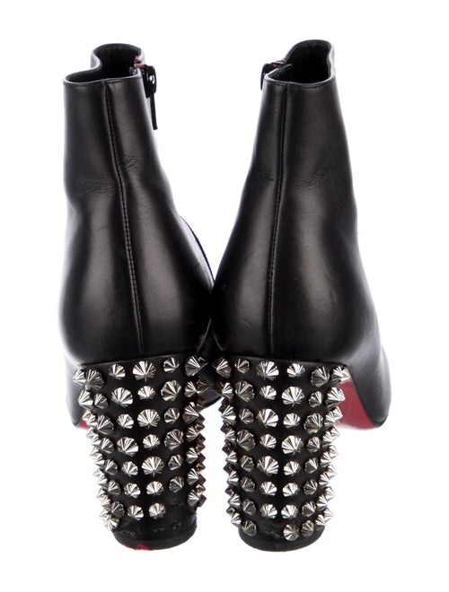 Christian Louboutin Spike Accents Leather Boots