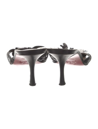 Christian Louboutin Leather Slides