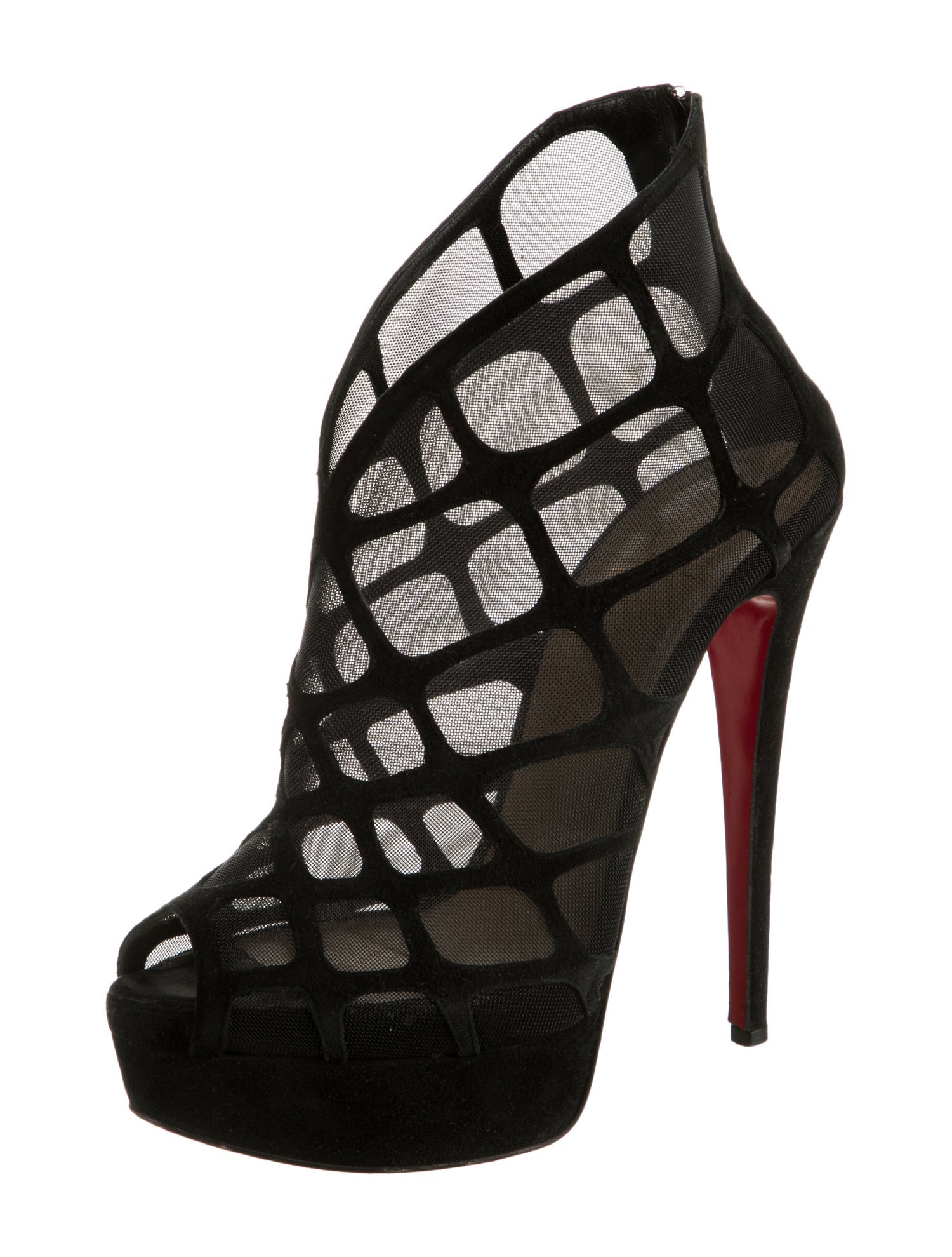 Christian Louboutin Mesh Boots