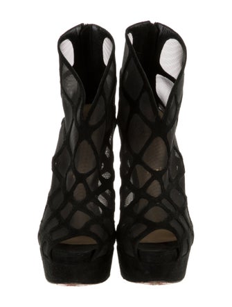 Christian Louboutin Mesh Boots