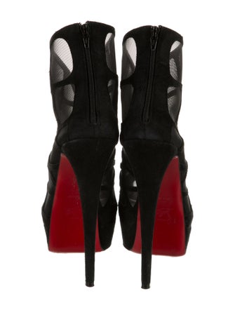 Christian Louboutin Mesh Boots