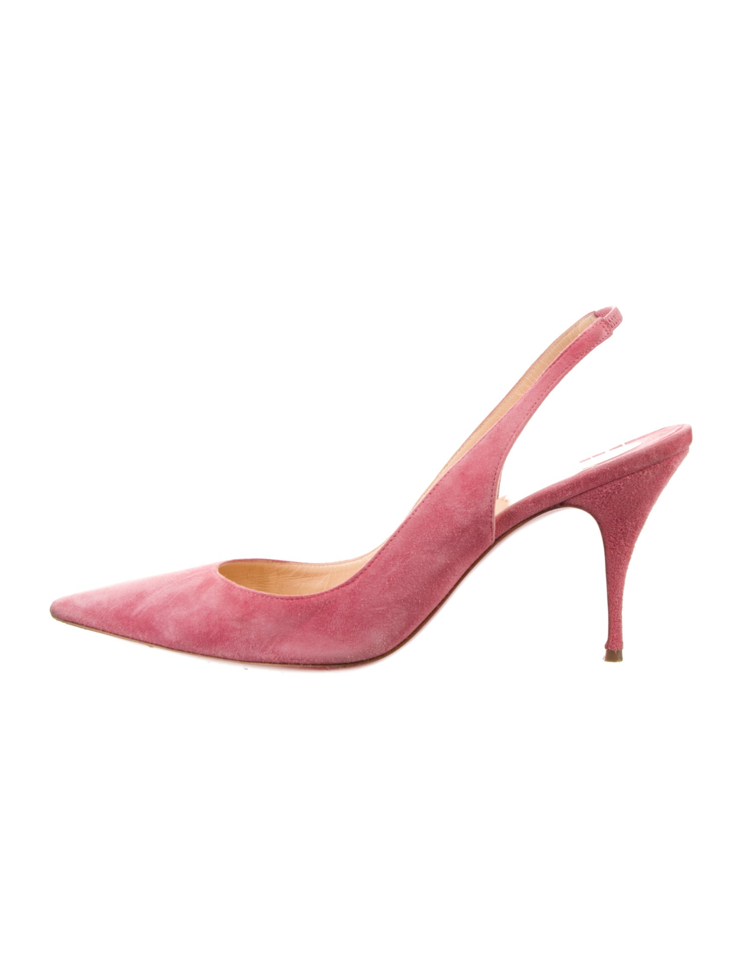 Christian Louboutin Suede Slingback Pumps