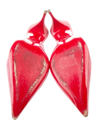 Christian Louboutin Suede Slingback Pumps