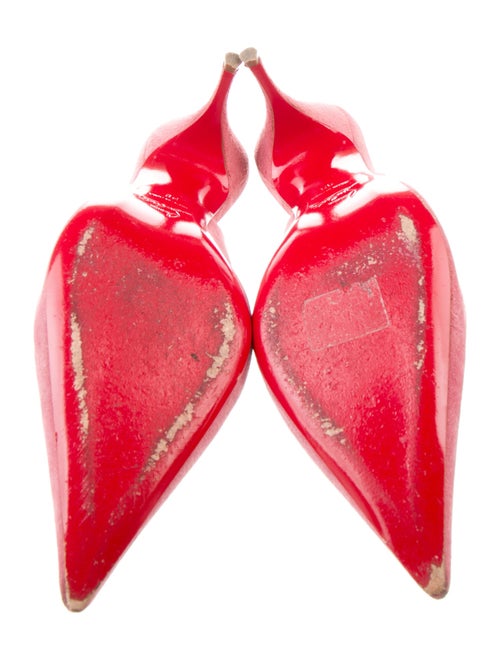 Christian Louboutin Suede Slingback Pumps