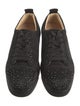 Christian Louboutin Spike Accents Suede Sneakers