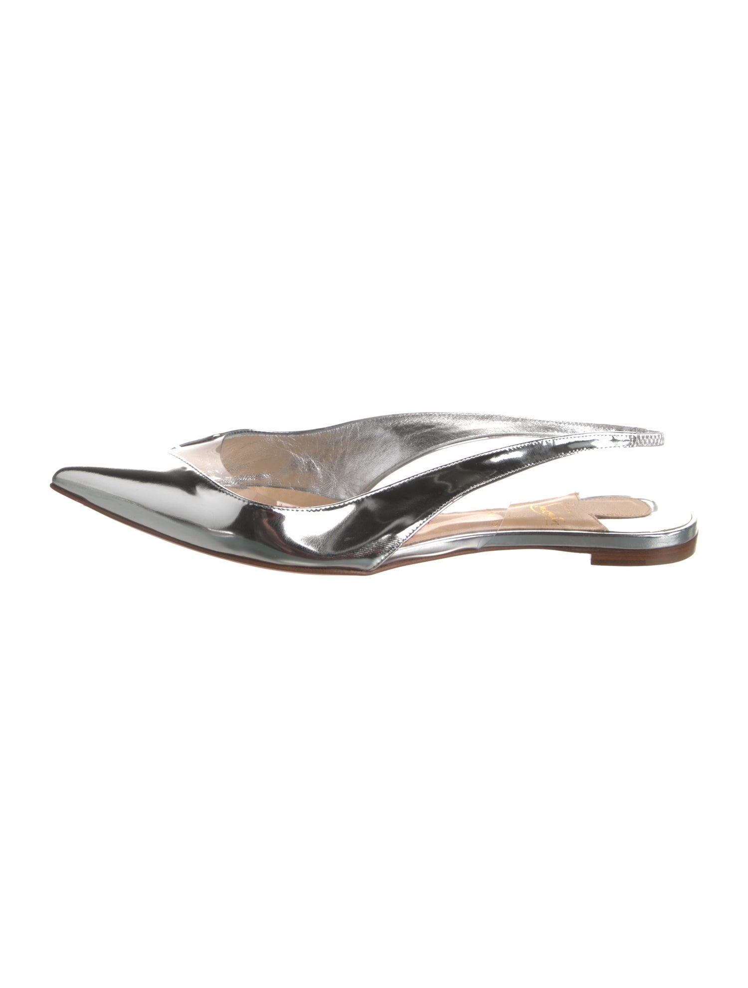 Christian Louboutin Patent Leather Slingback Flats