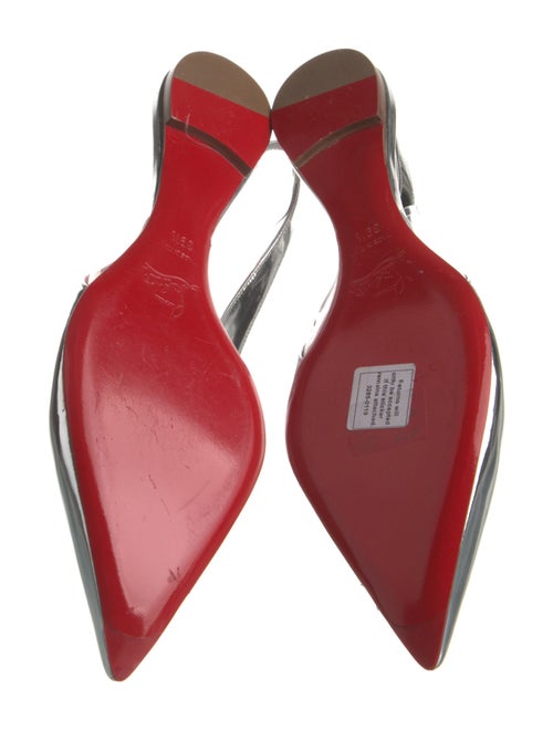 Christian Louboutin Patent Leather Slingback Flats