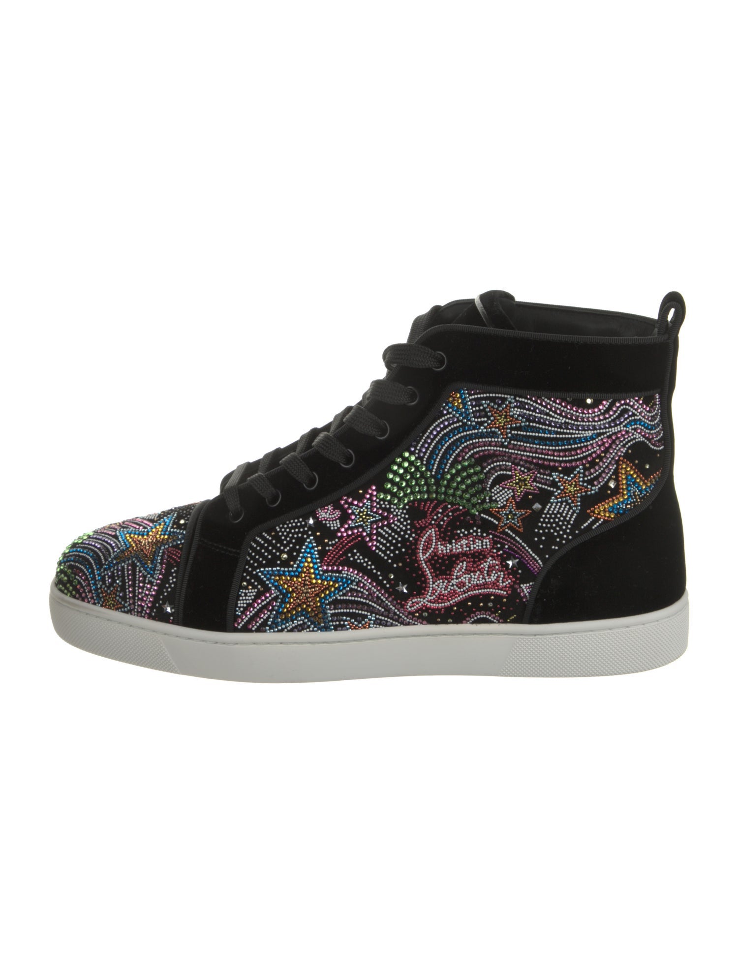 Christian Louboutin Leather Patterned Sneakers