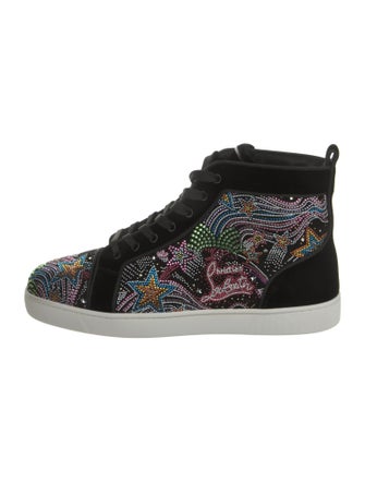 Christian Louboutin Leather Patterned Sneakers w/ Tags