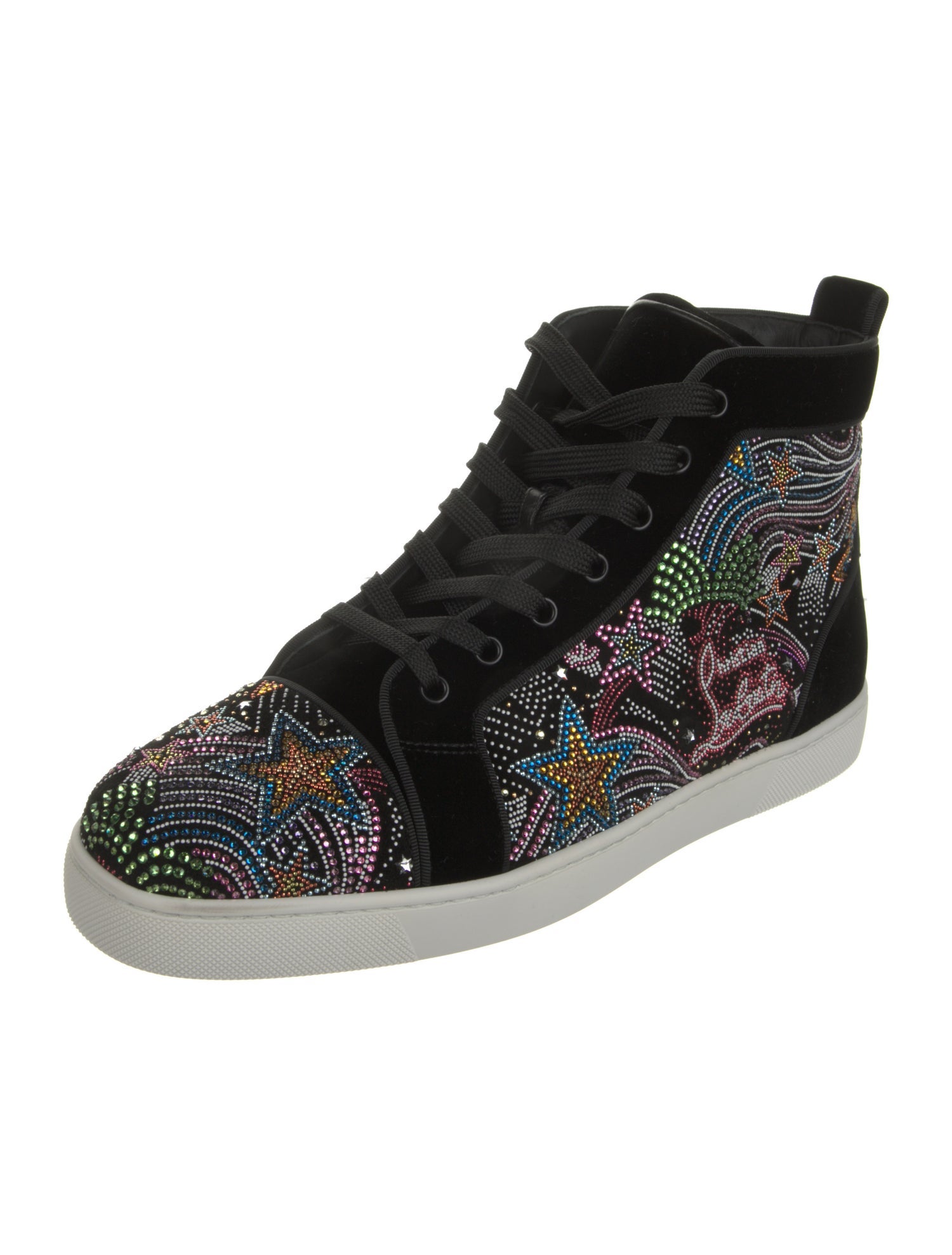 Christian Louboutin Leather Patterned Sneakers