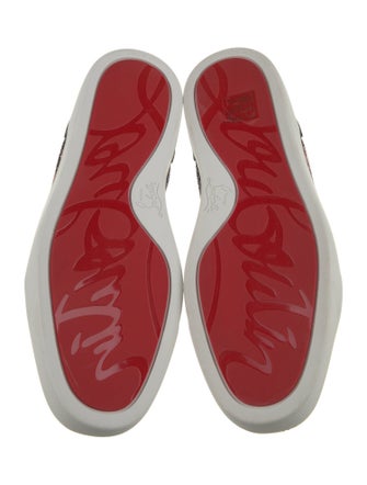 Christian Louboutin Leather Patterned Sneakers w/ Tags