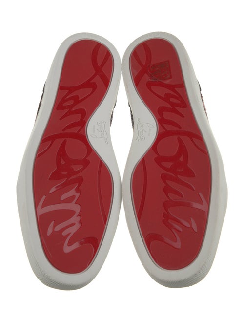 Christian Louboutin Leather Patterned Sneakers w/ Tags