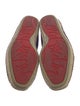 Christian Louboutin Suede Embroidered Accent Espadrilles