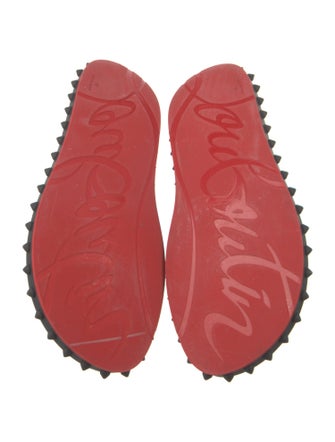 Christian Louboutin Spike Accents Rubber Slides