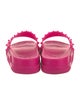 Christian Louboutin Spike Accents Rubber Slides