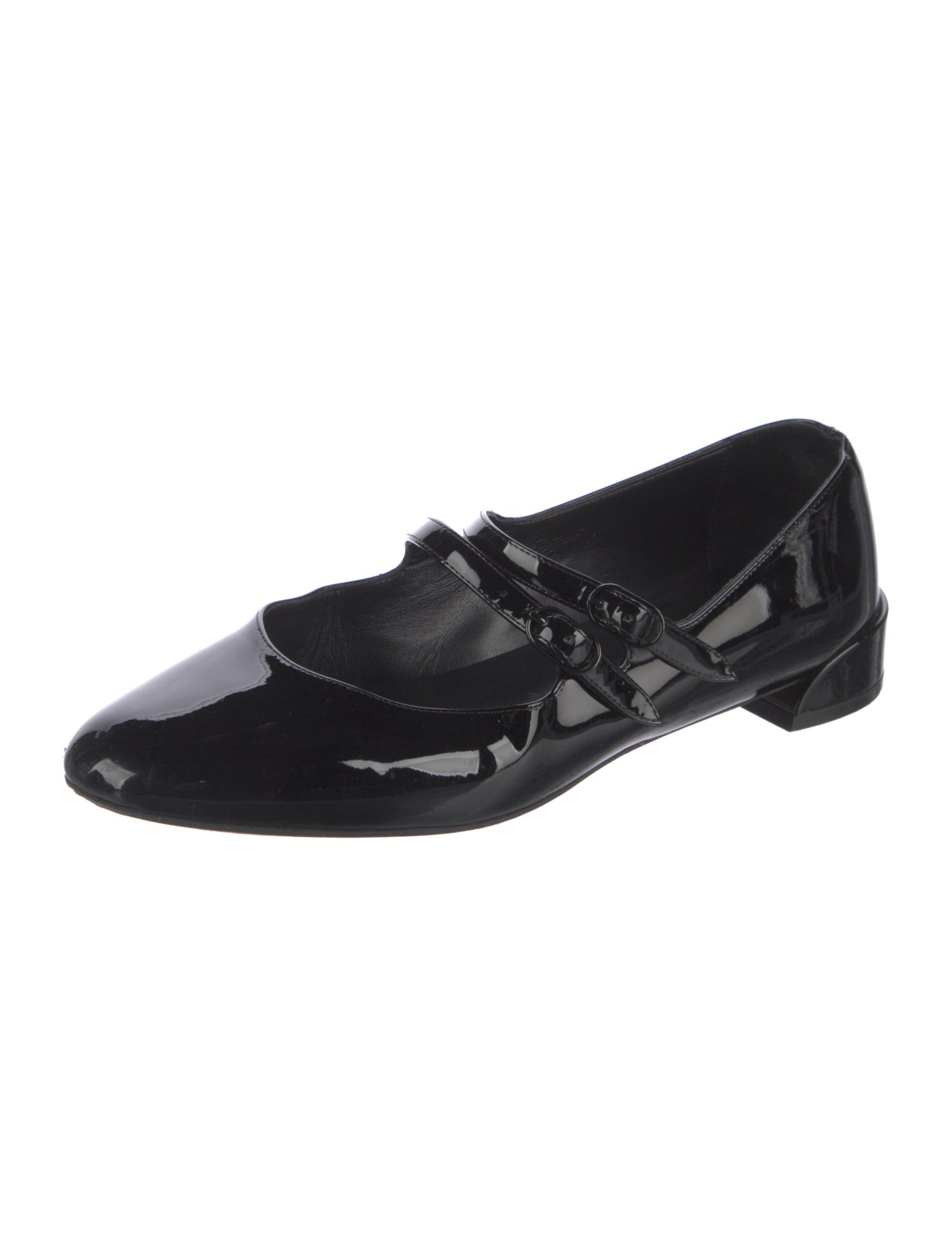 Christian Louboutin Patent Leather Mary Jane Flats