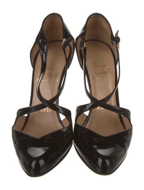 Christian Louboutin Patent Leather D'Orsay Pumps