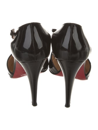 Christian Louboutin Patent Leather D'Orsay Pumps