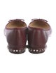 Christian Louboutin Spike Accents Leather Ballet Flats