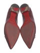 Christian Louboutin Spike Accents Leather Ballet Flats