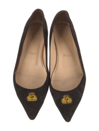 Christian Louboutin Suede Flats