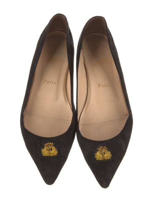Christian Louboutin Suede Flats