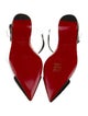 Christian Louboutin Spike Accents Leather Flats