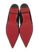 Christian Louboutin Patent Leather Scalloped Accent Ballet Flats