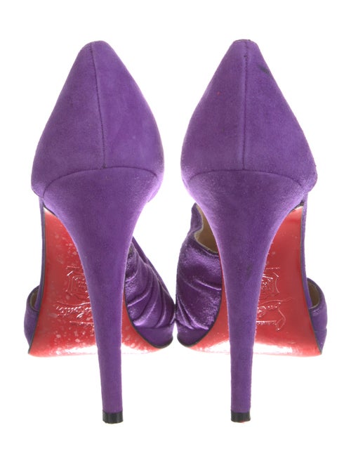 Christian Louboutin Suede D'Orsay Pumps