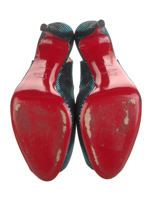 Christian Louboutin Suede Slingback Pumps