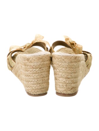 Christian Louboutin Glitter Accents Espadrilles