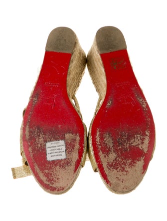 Christian Louboutin Glitter Accents Espadrilles